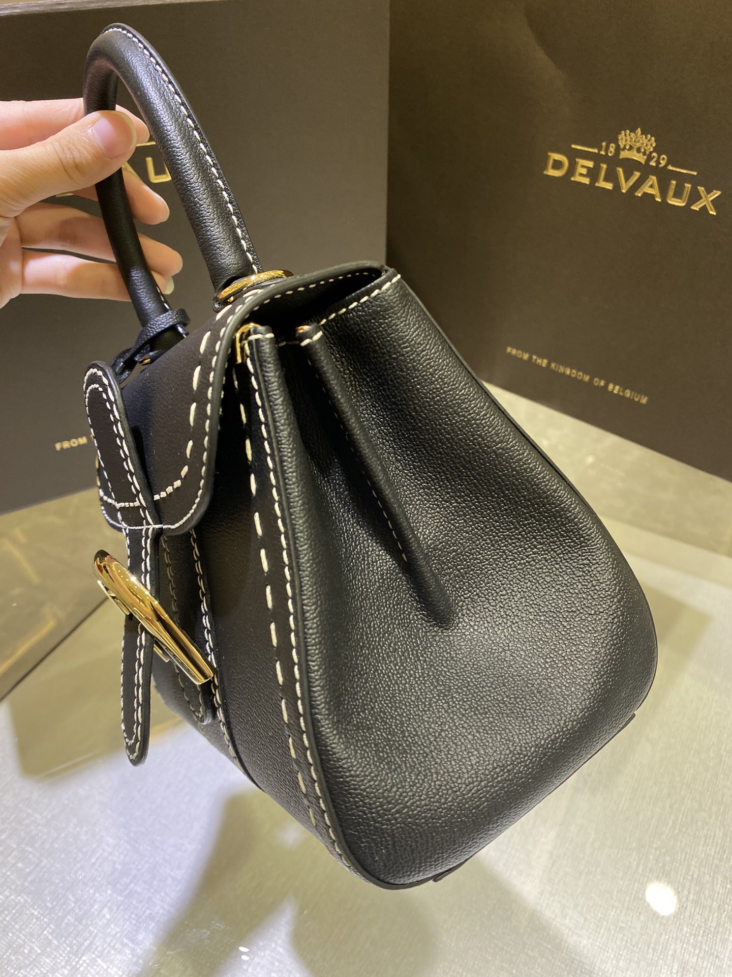 델보 브리앙 박스백 미니